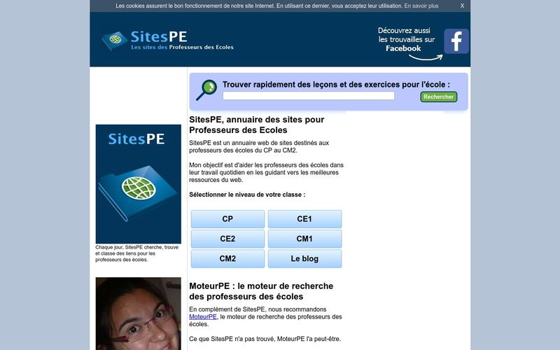 SitesPE : Annuaire web pour Professeurs des Ecoles