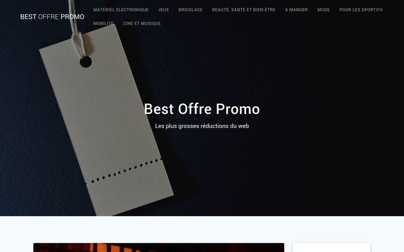 Best Offre Promo - Les plus grosses réductions du web