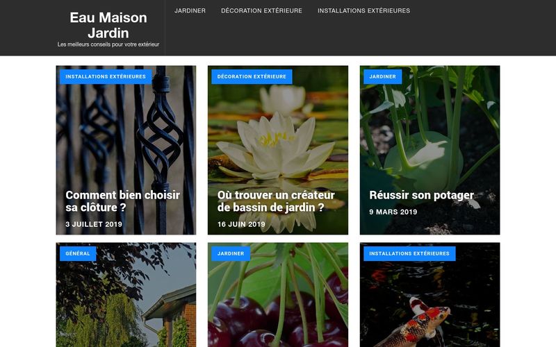 Eau Maison Jardin - Les meilleurs conseils pour votre extérieur