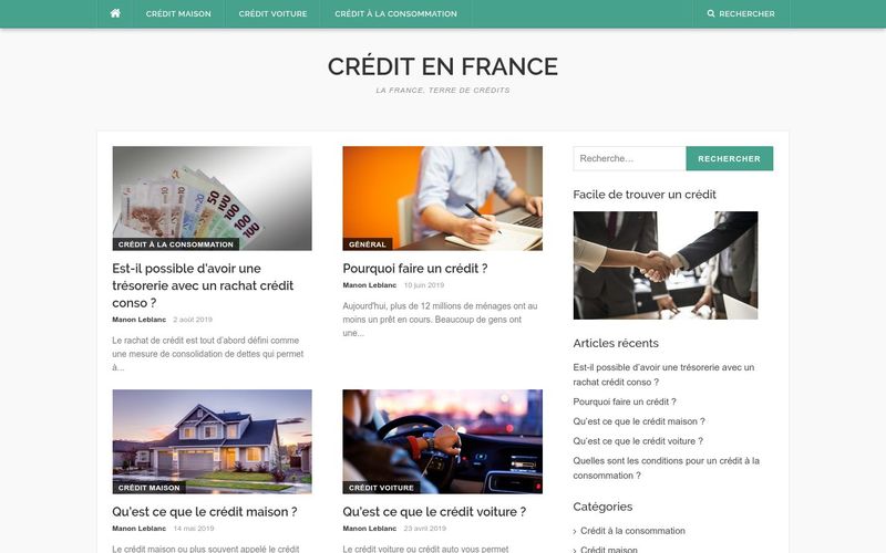 Crédit en France - La France, terre de crédits