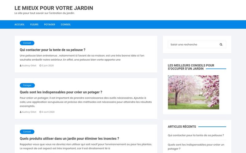 Le mieux pour votre jardin - Le site pour tout savoir sur l'entretien du jardin