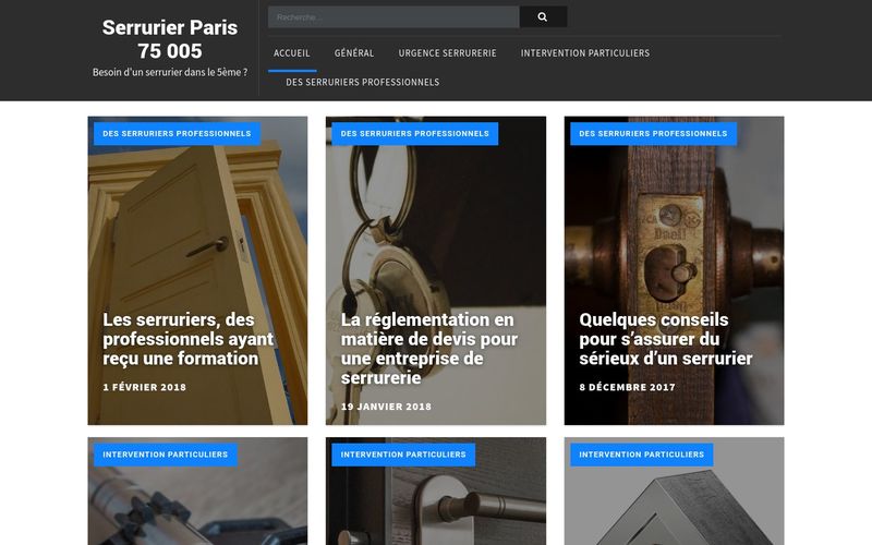 Serrurier Paris 75 005 - Besoin d'un serrurier dans le 5ème ?